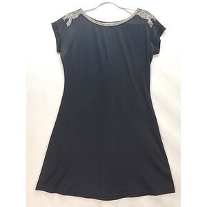 Vintage Argenti Hand‎ Beaded Little Black Dress Sz 8